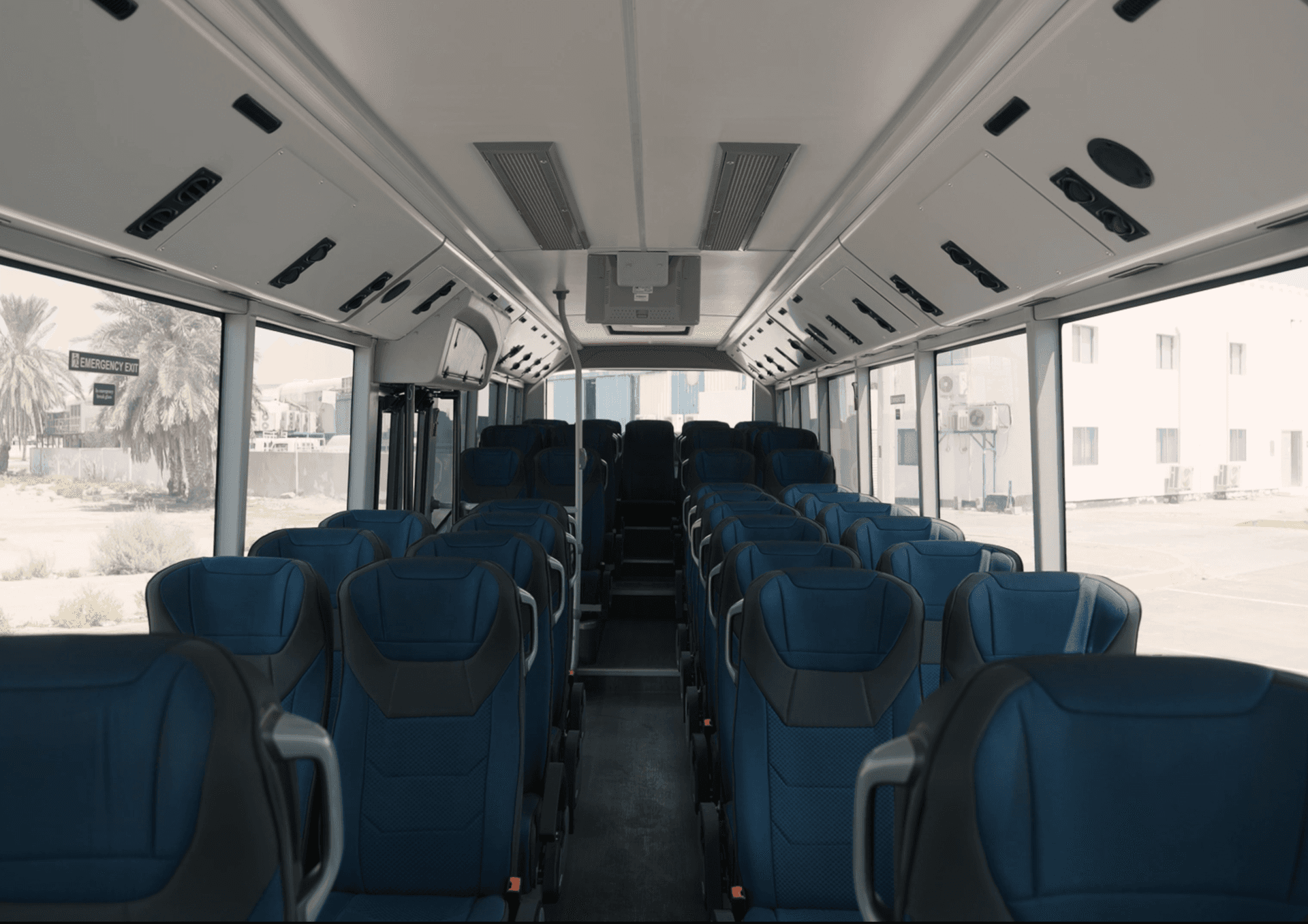 High headrest for passenger comfort