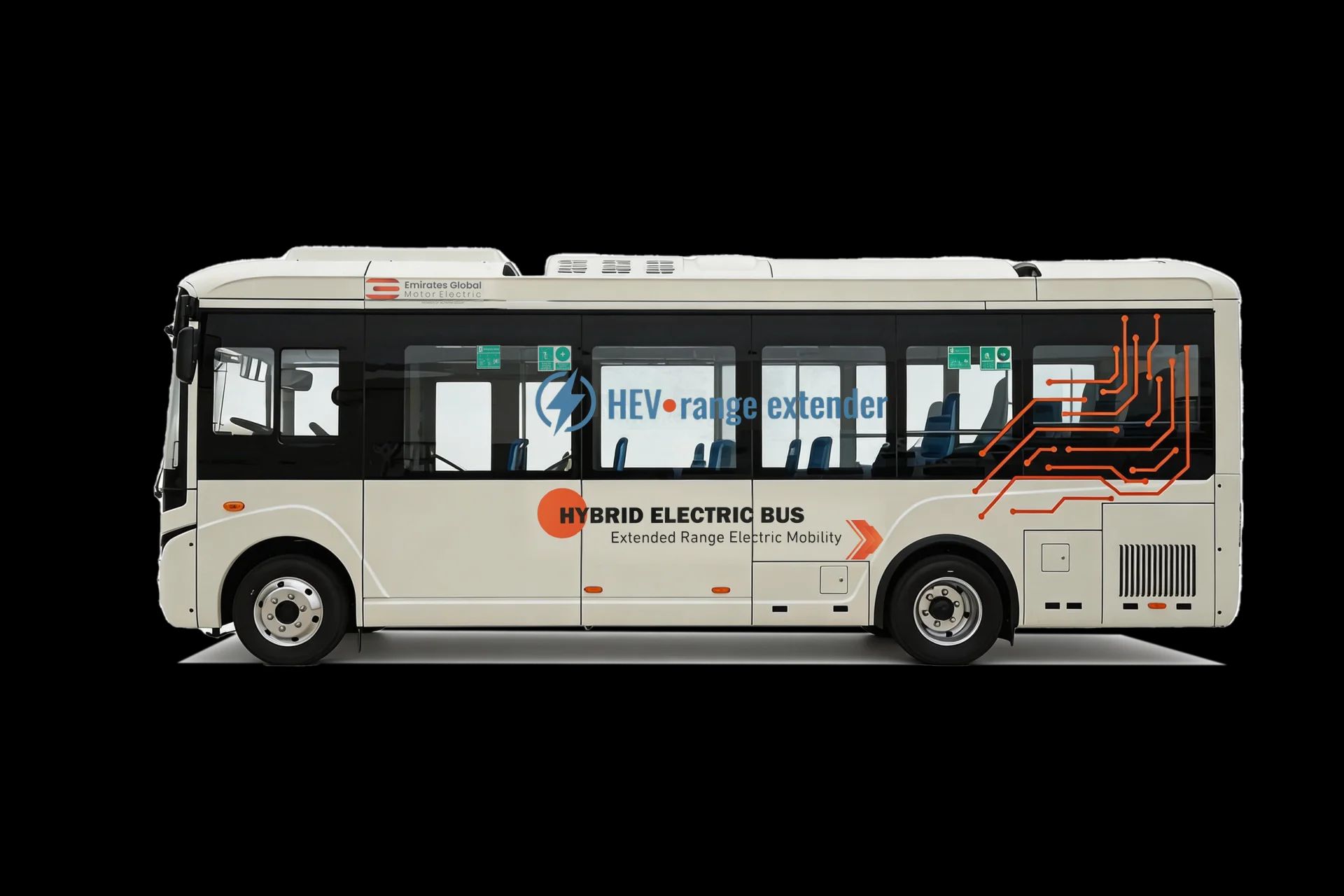 Wisdom Motors 7.5m Hybrid Electric Mini Bus – slide 1